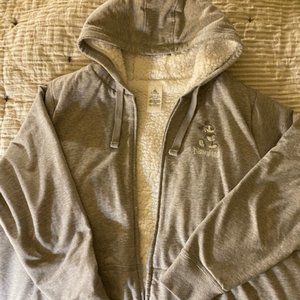 Disney Hooded Zip-Front Fleece-Lined Sweatshirt 1X